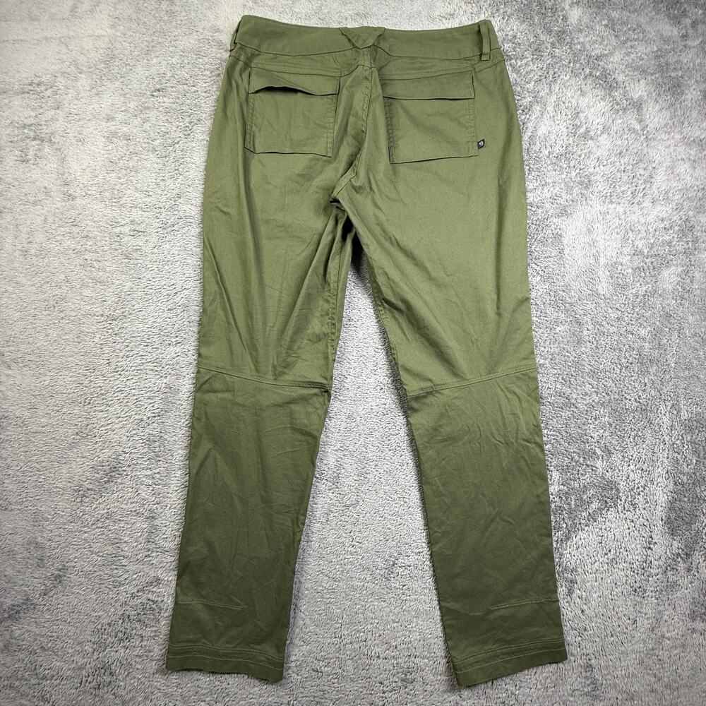 Mountain Hardwear AP Pants Army Green Womens 6 30x31 Cotton Nylon Stretch Hiking - Picture 2 of 9